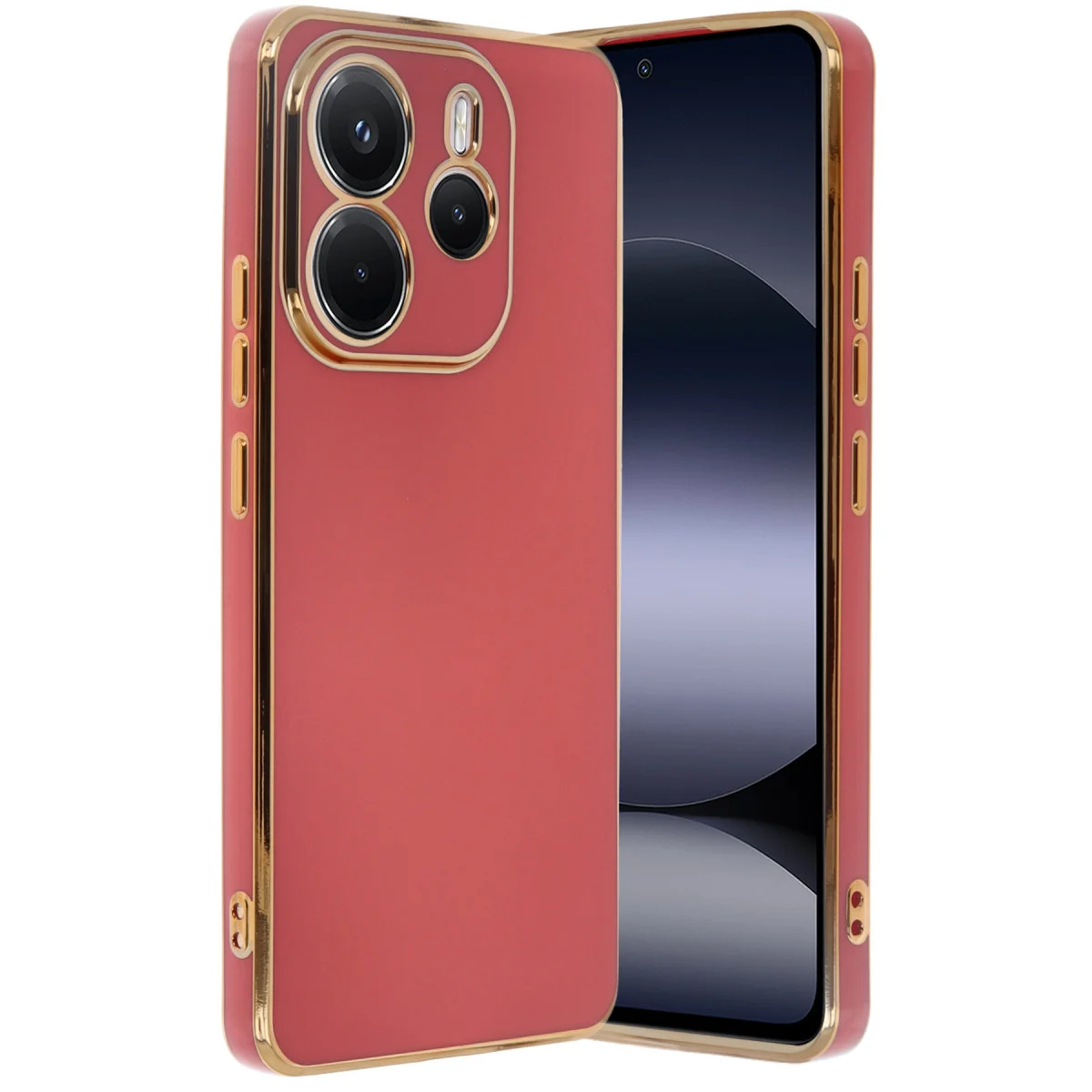 Note 14 4G Volet Silikon Kılıf - Kırmızı - Premium Koruma