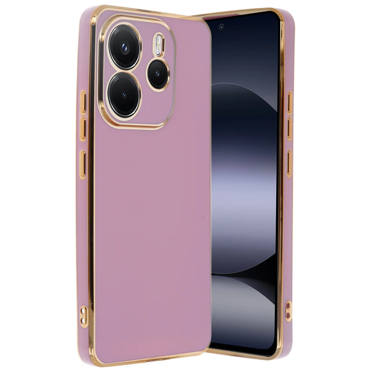 Note 14 4G Volet Silikon Kılıf - Mor