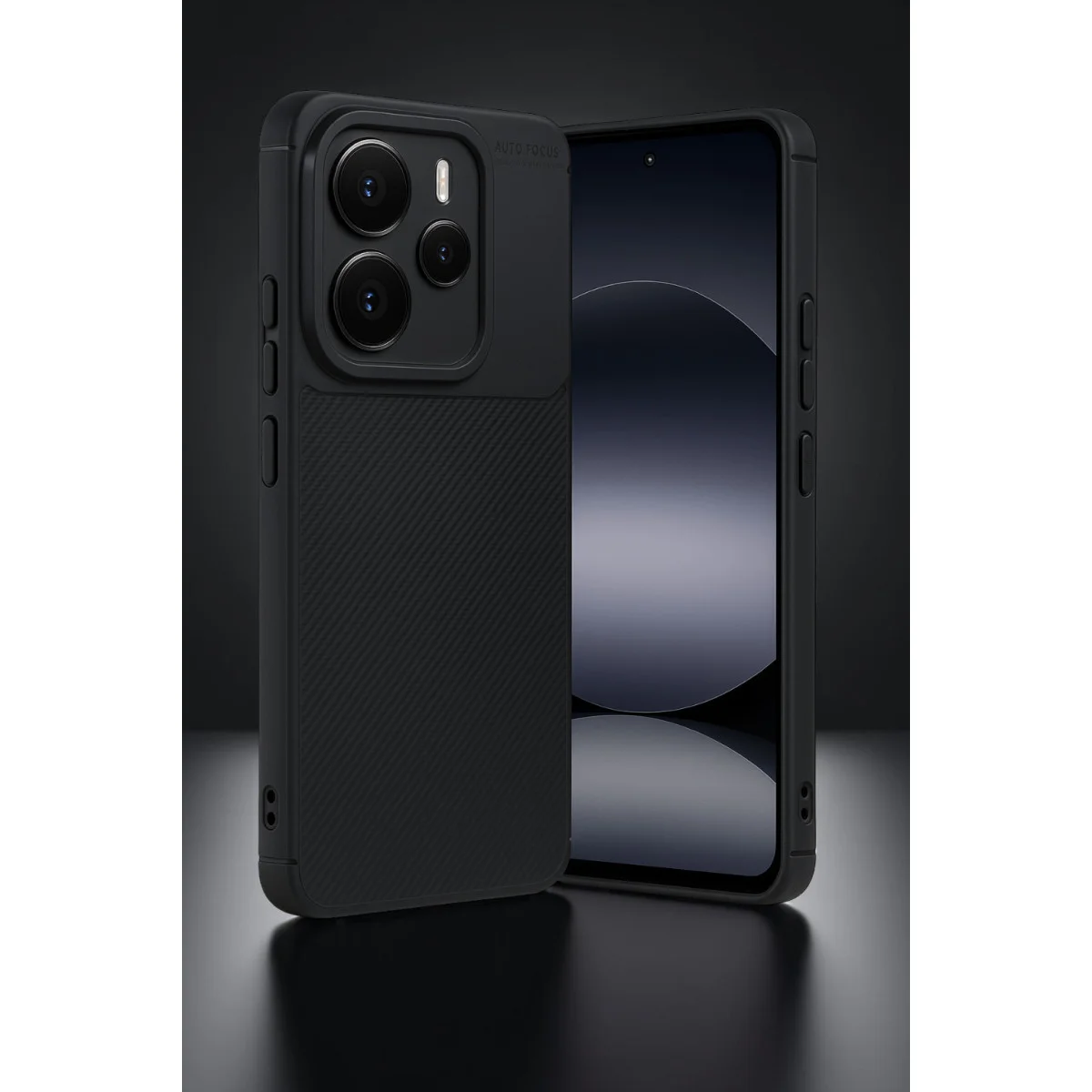 Note 14 5G Auto Focus Karbon Kapak - Siyah