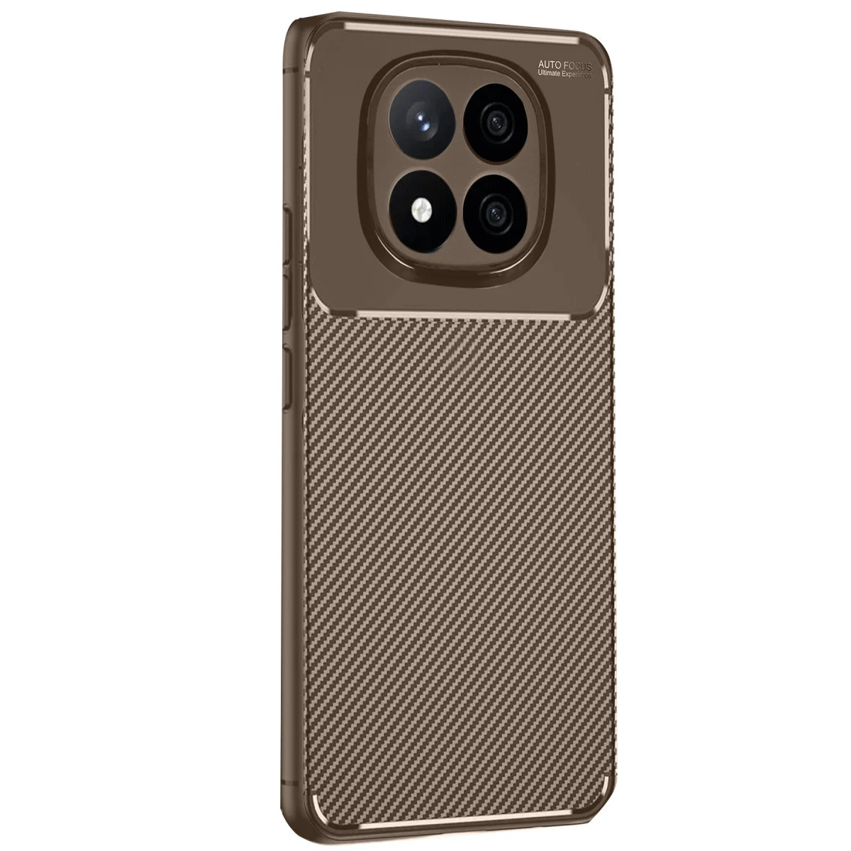 Note 14 Pro 4G Auto Focus Karbon Fiber Kılıf - Kahverengi