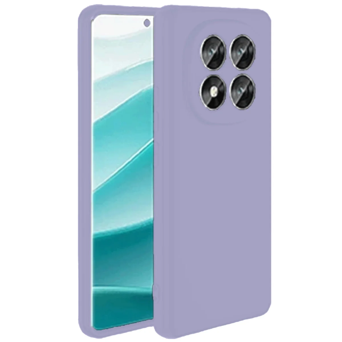 Note 14 Pro 4G First Serisi Silikon Kılıf - Lila