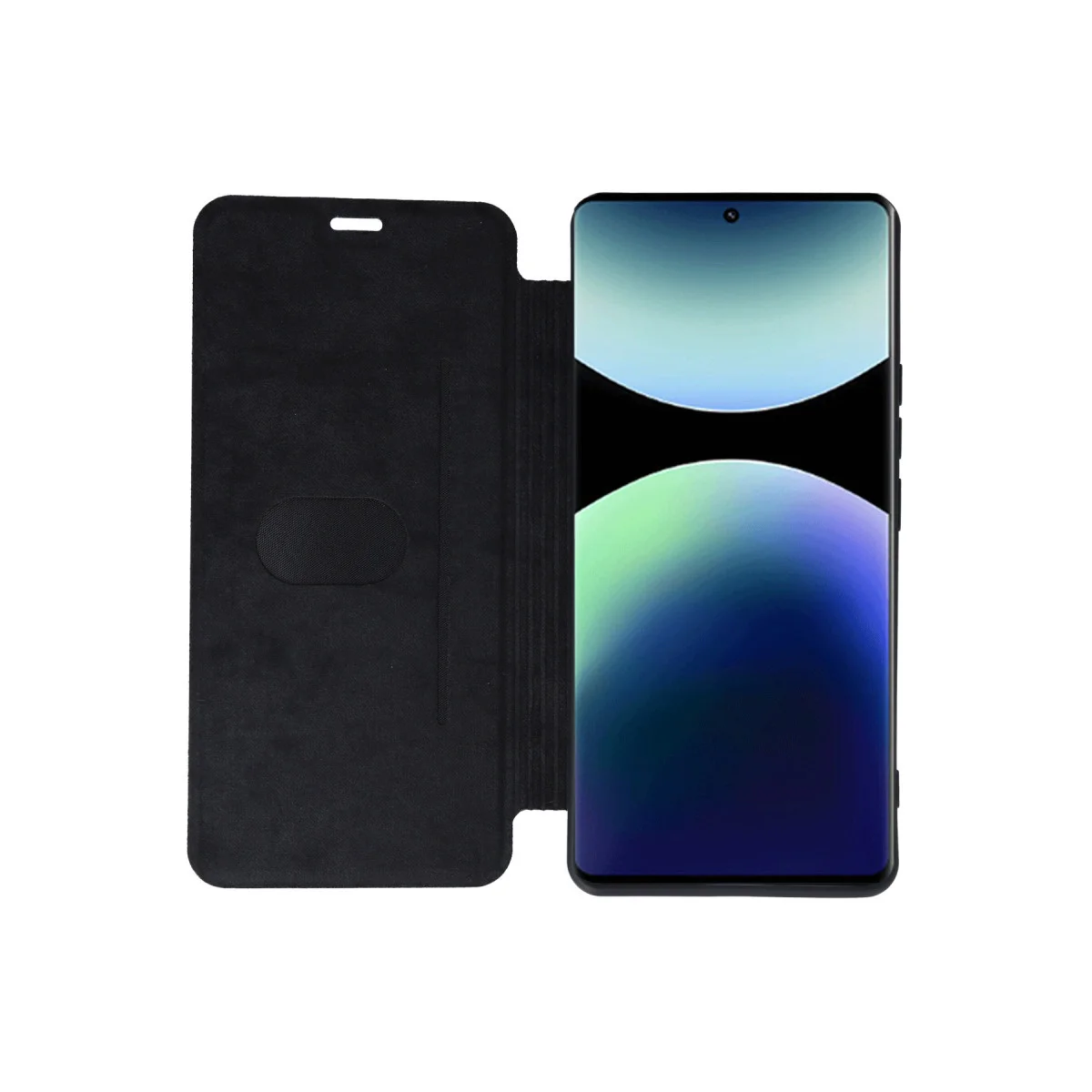 Note 14 Pro 4G Kılıf Flip Cover - Kırmızı ve Cüzdanlı Tasarım