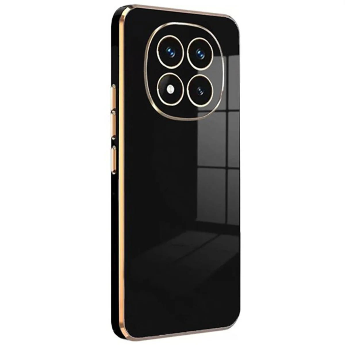 Note 14 Pro 4G Kılıf Volet Silikon - Siyah