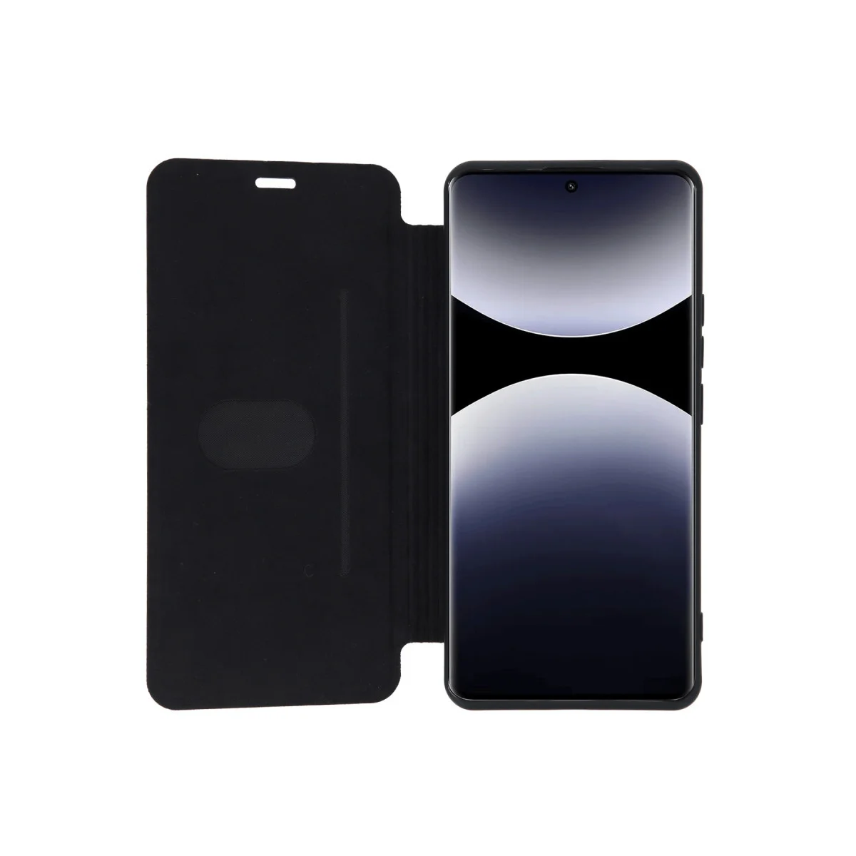 Note 14 Pro 4G Kılıf - Lacivert Flip Cover Cüzdanlı Tasarım