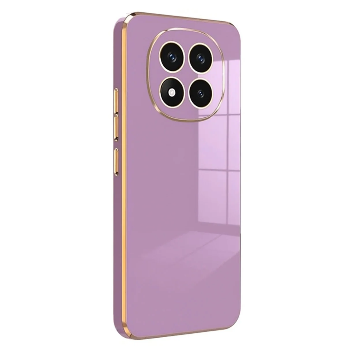 Note 14 Pro 4G Kılıf Volet Silikon - Mor