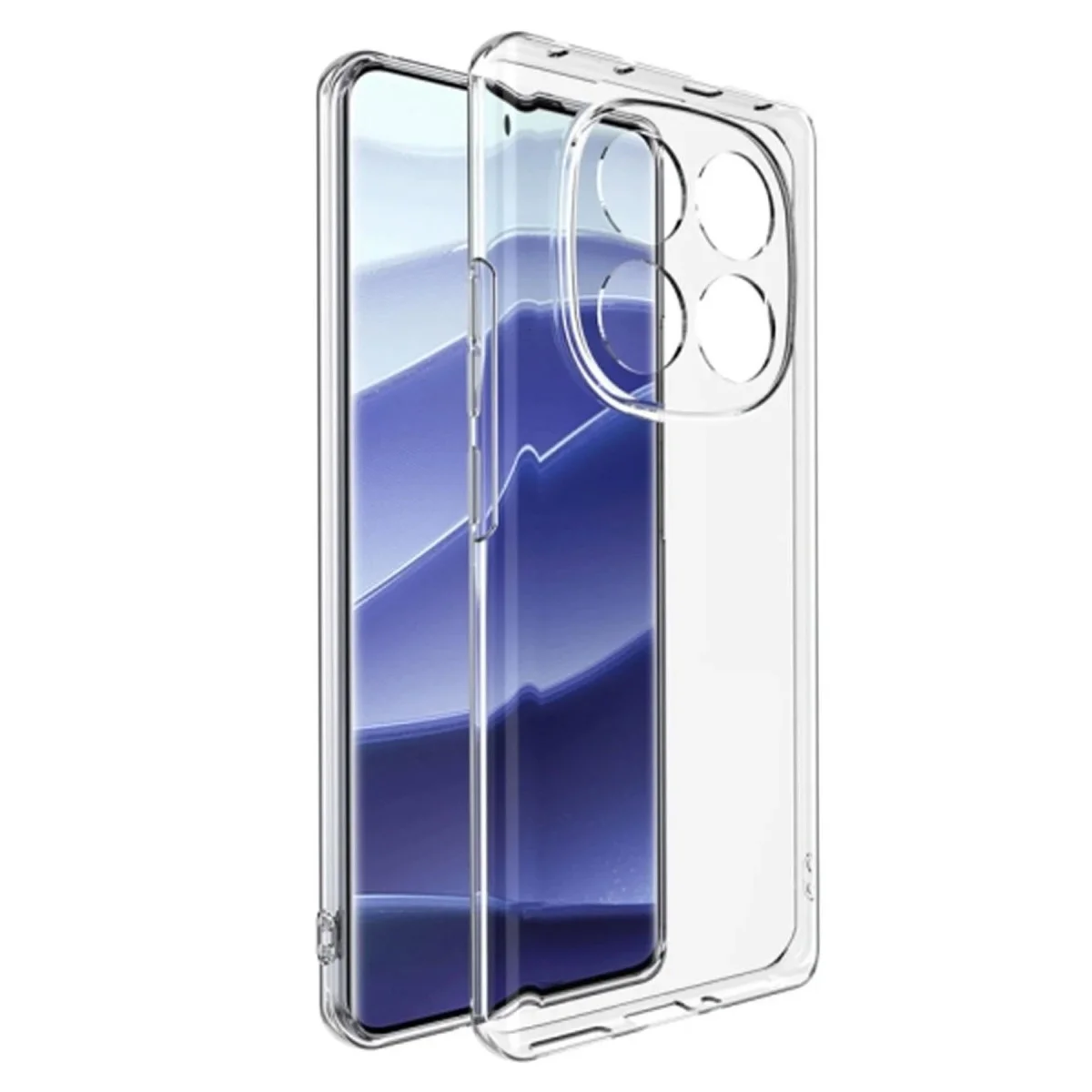 Note 14 Pro 4G Lux Şeffaf Silikon Kılıf - Orijinal Tasarım ve Koruma