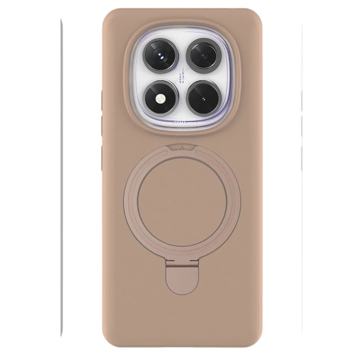 Note 14 Pro 4G Magsafe Standlı Kapak - Çöl Titanyum Estetik Kılıf