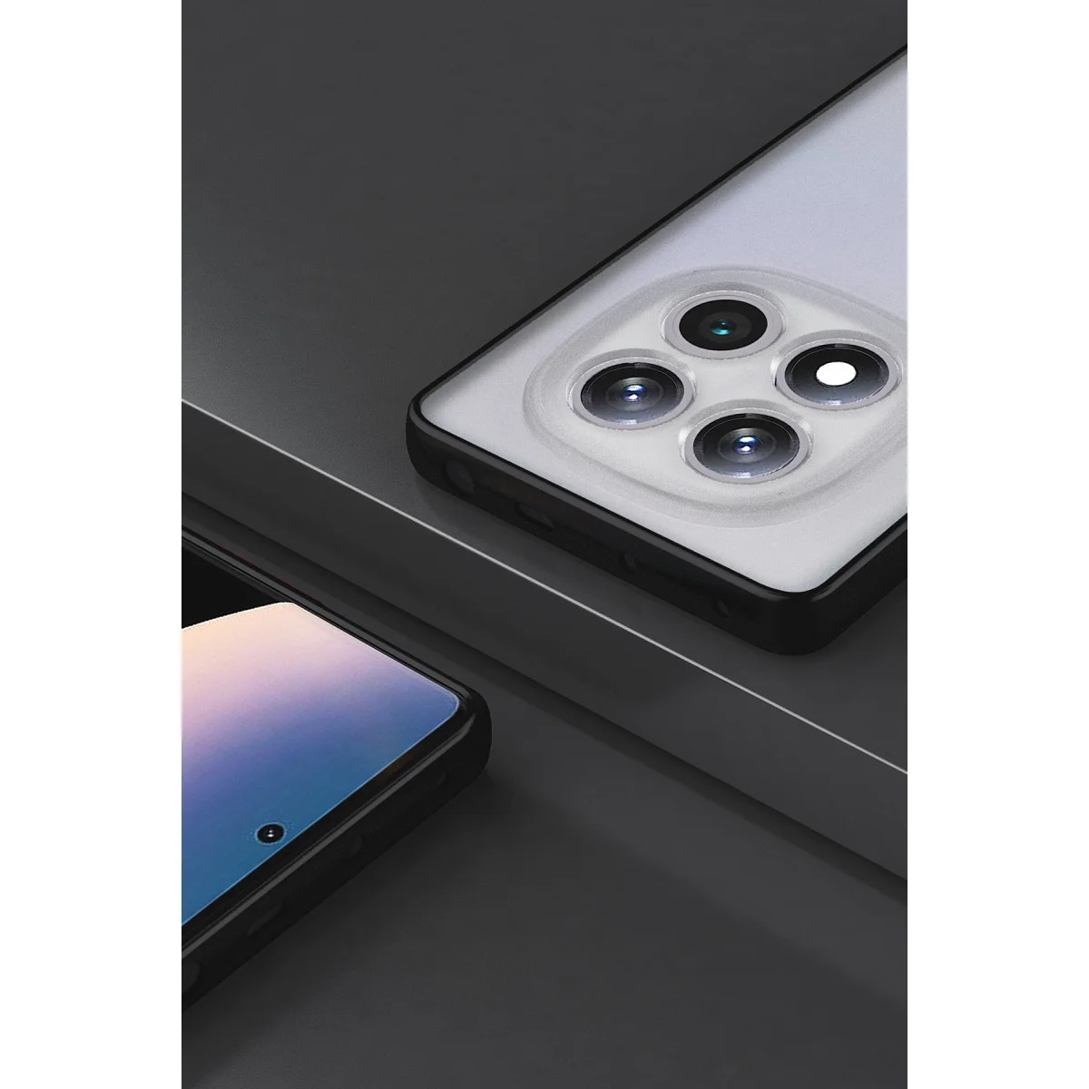 Note 14 Pro 4G Montreal Silikon Kılıf - Siyah - Kamera Korumalı ve Mat Arka Panel