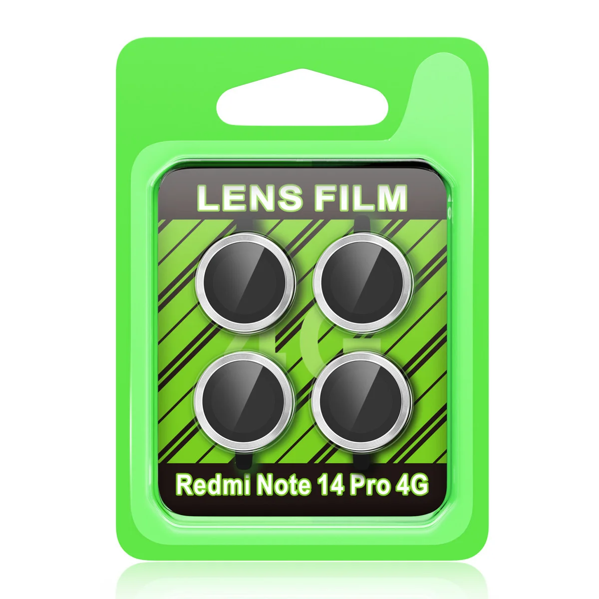 Note 14 Pro 4G Raze Metal Kamera Lens - Gümüş