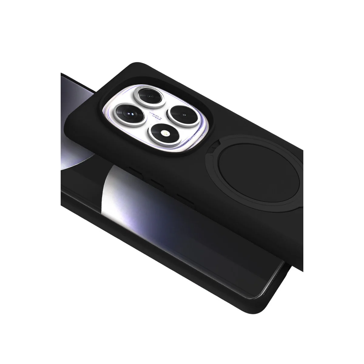 Note 14 Pro 4G Siyah Magsafe Standlı Kılıf - Regal Tasarım ve Üstün Koruma