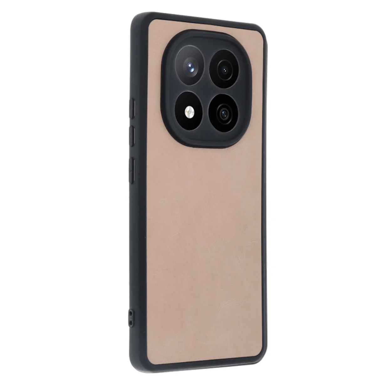 Note 14 Pro 5G Aras Deri Kılıf - Pudra - 360 Derece Koruma ve Şık Tasarım