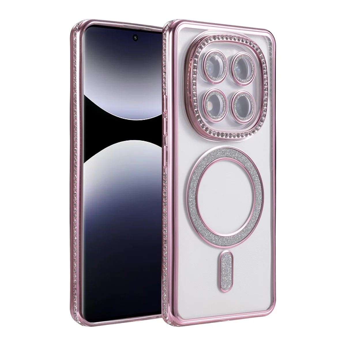 Note 14 Pro 5G Joke Simli Magneticsafe Kılıf - Pembe
