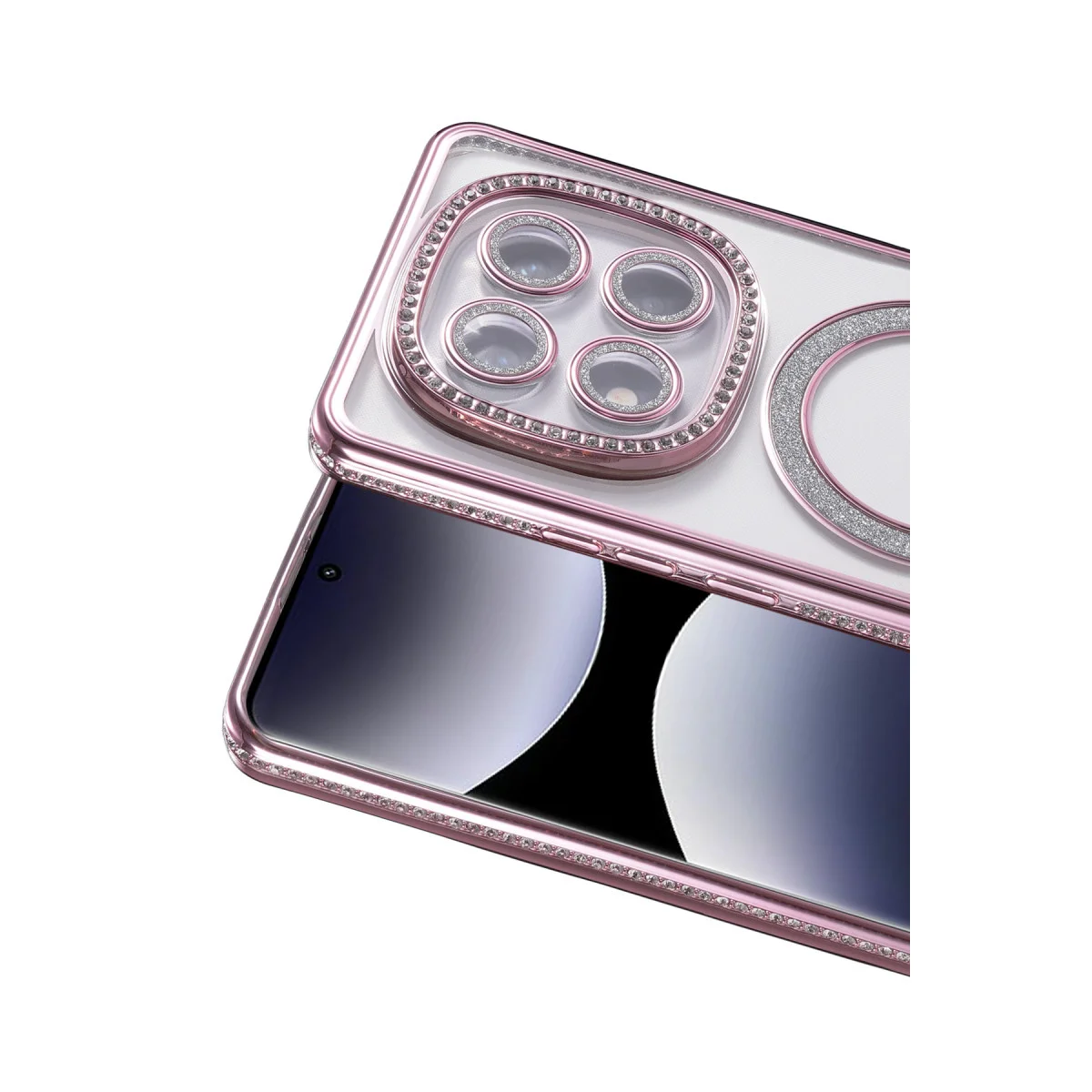 Note 14 Pro 5G Joke Simli Magneticsafe Kılıf - Pembe