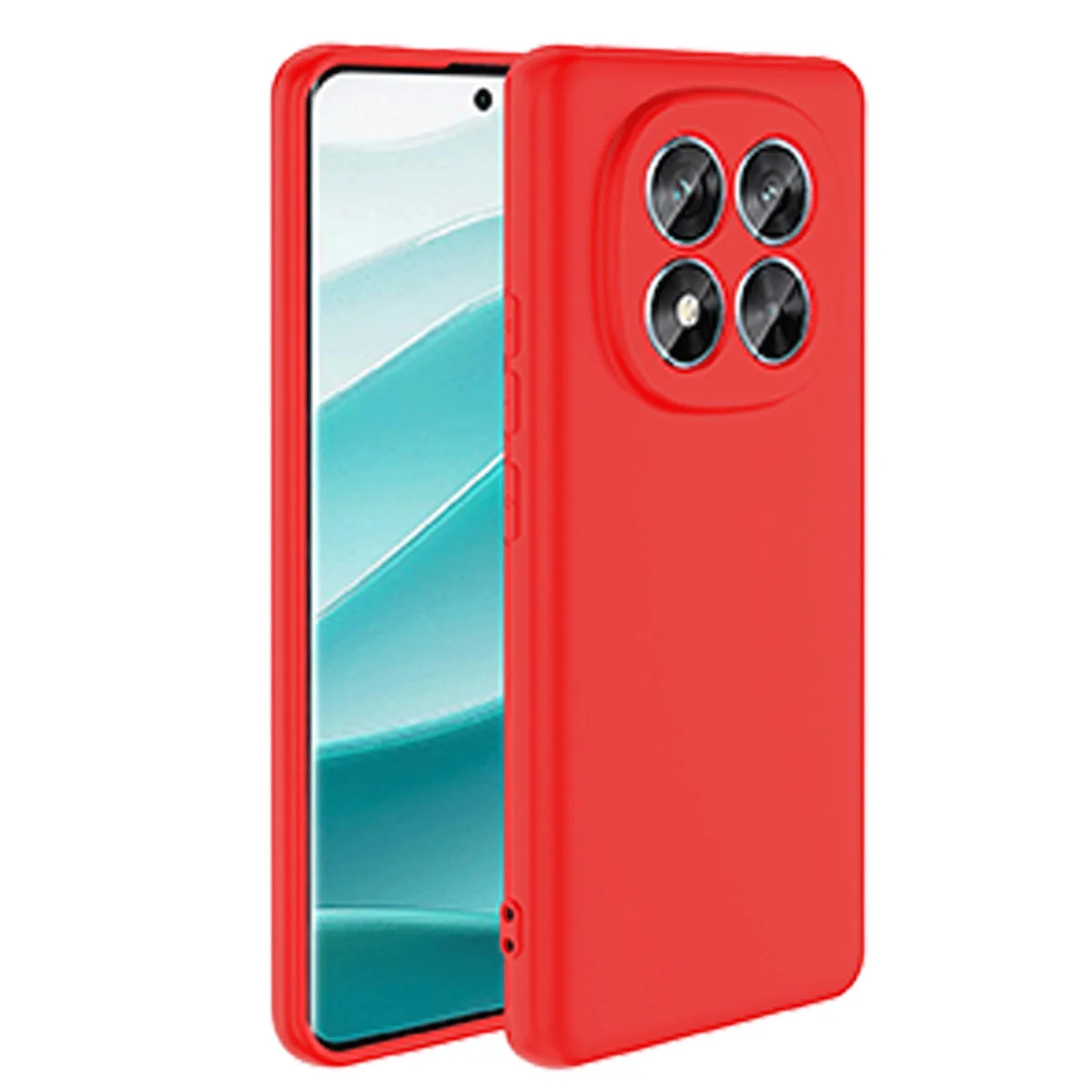 Note 14 Pro 5G Kılıf First Silikon - Kırmızı