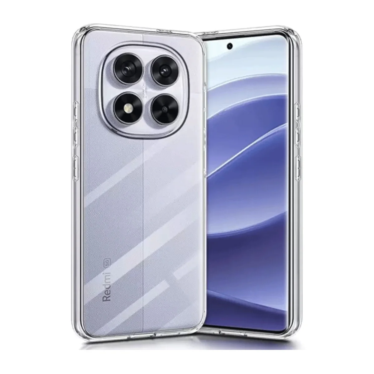 Note 14 Pro 5G Lüx Şeffaf Silikon Kılıf - Pürüzsüz, Tam Uyumlu ve Günlük Koruma