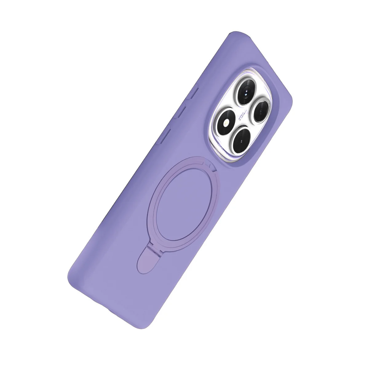 Note 14 Pro 5G Magsafe Standlı Kapak - Lila | Şık Tasarım ve Çift Kullanım Desteği