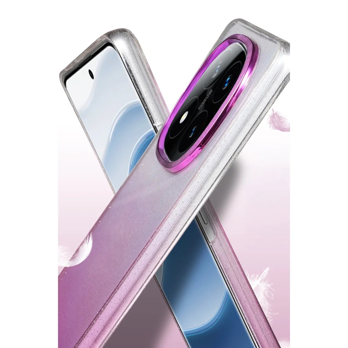 Note 14 Pro 5G Mor Glossy Kapak - Şık ve Lüks Telefon Kılıfı