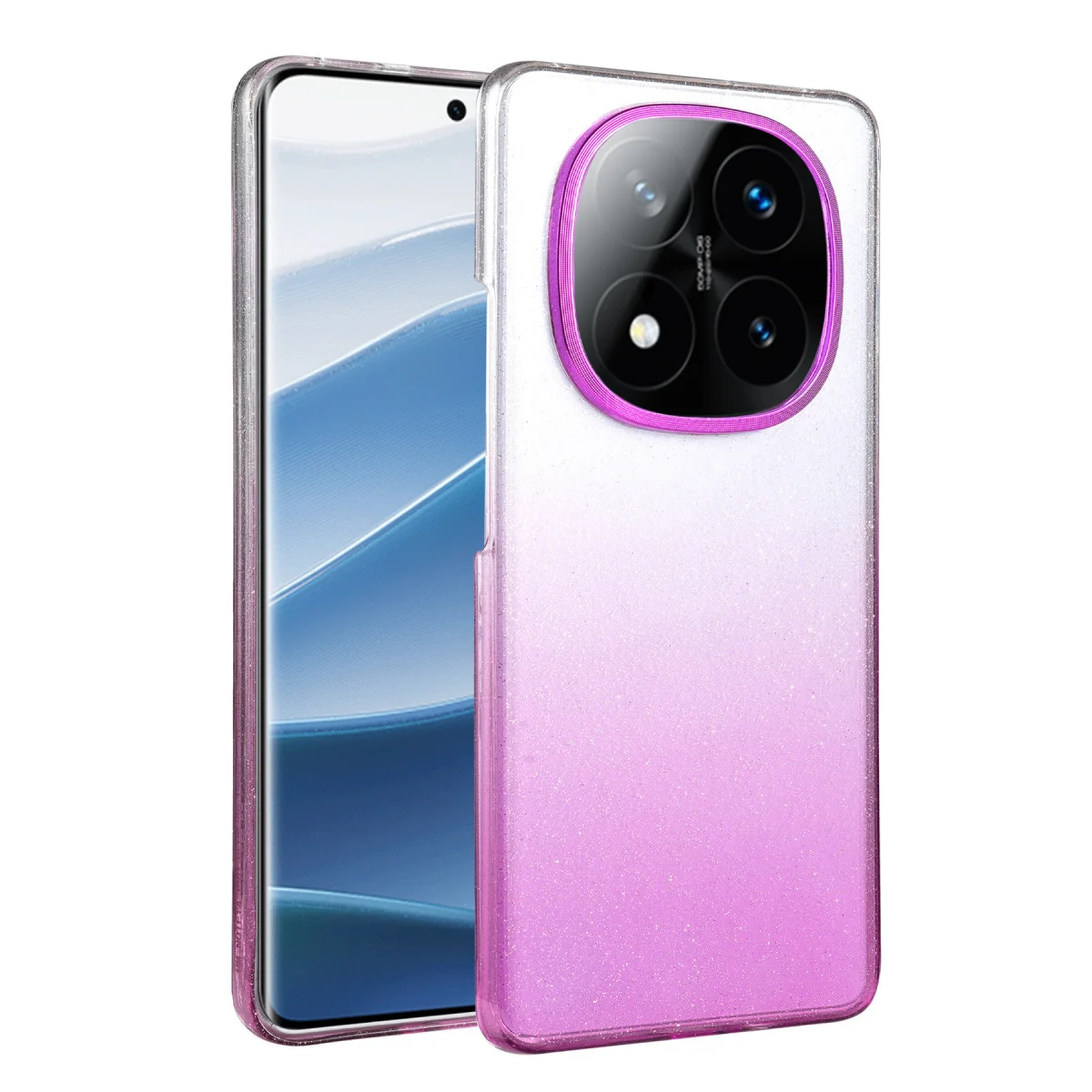 Note 14 Pro 5G Mor Glossy Kapak - Şık ve Lüks Telefon Kılıfı