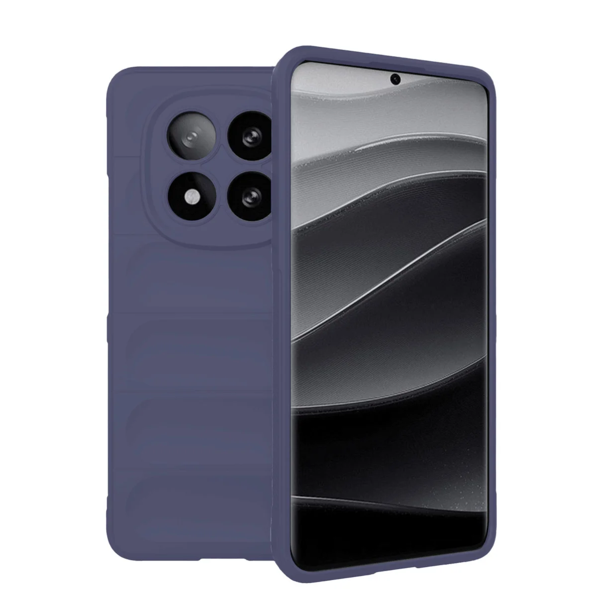 Note 14 Pro 5G Optimum Silikon Kılıf - Lacivert