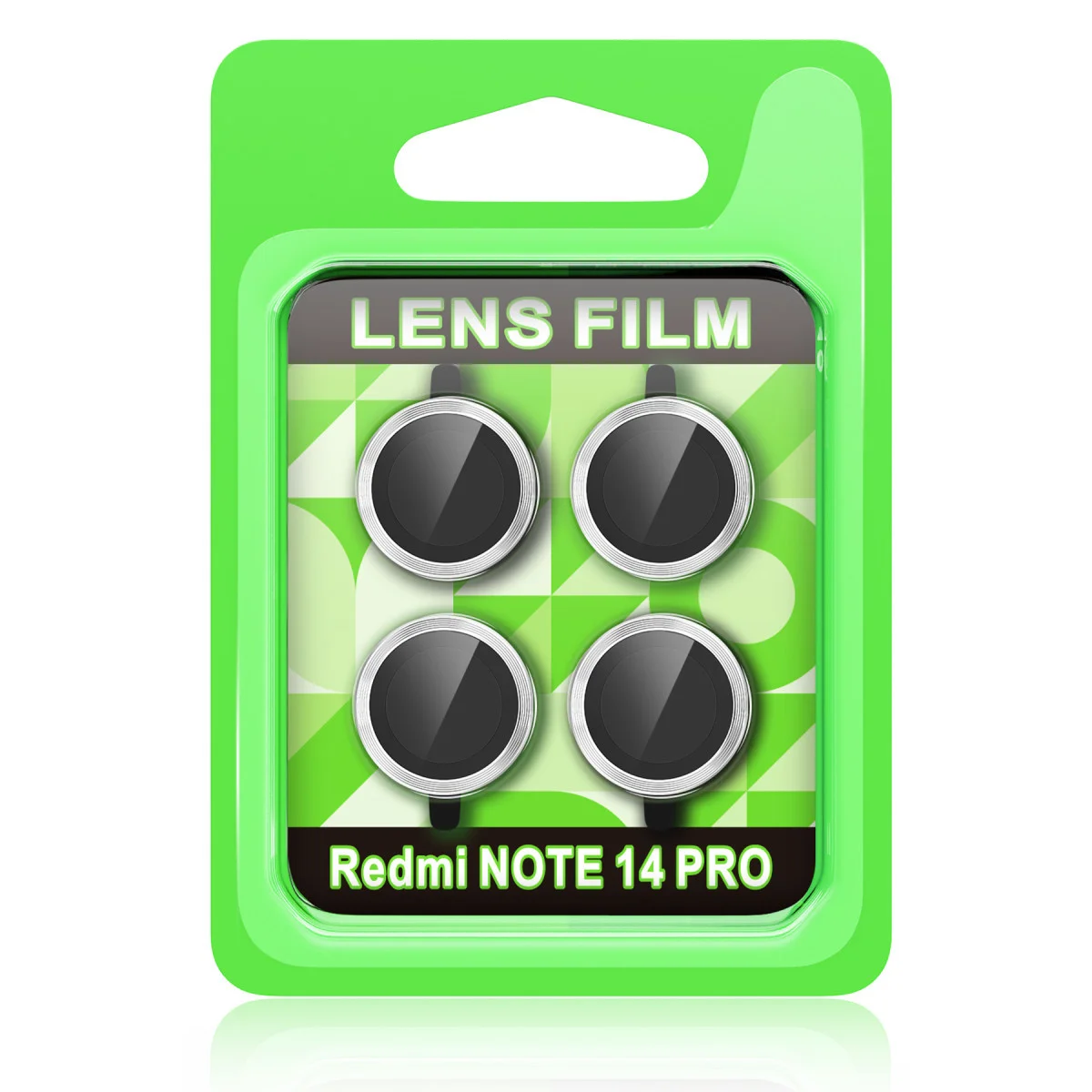 Note 14 Pro 5G Raze Metal Kamera Lens Gümüş - 3D HD Tempered Cam Koruyucu