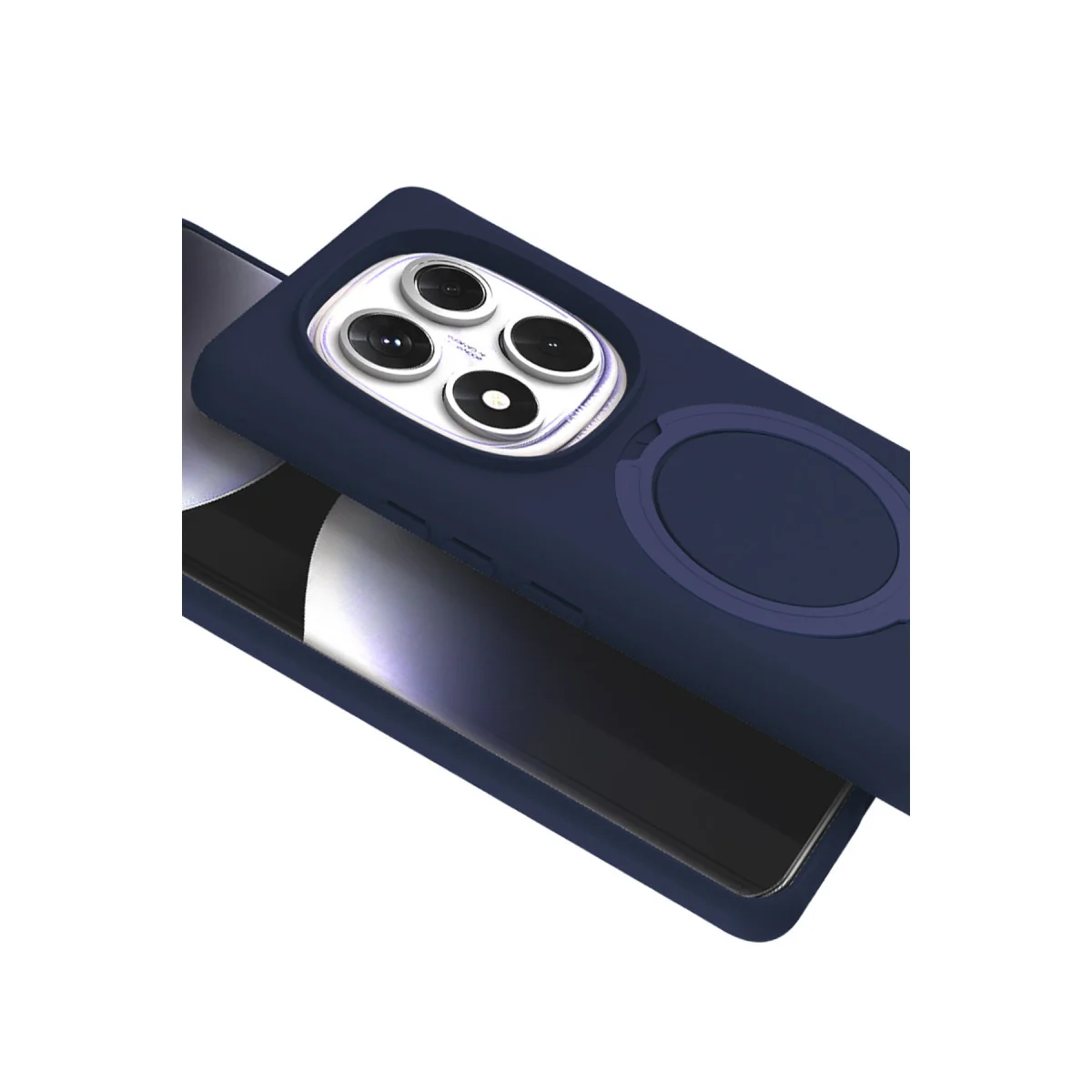 Note 14 Pro 5G Regal Magsafe Standlı Kapak - Lacivert