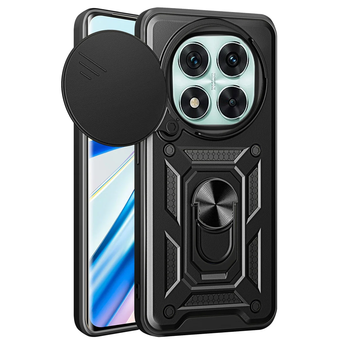 Note 14 Pro 5G Silikon Kılıf - Pars Lens Korumalı Siyah