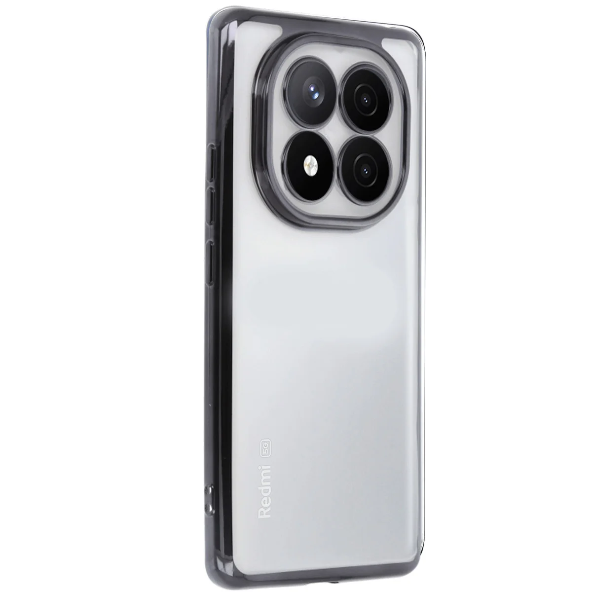 Note 14 Pro Plus Silikon Kılıf Razer Lens Siyah - Estetik ve 4 Köşe Darbe Emici