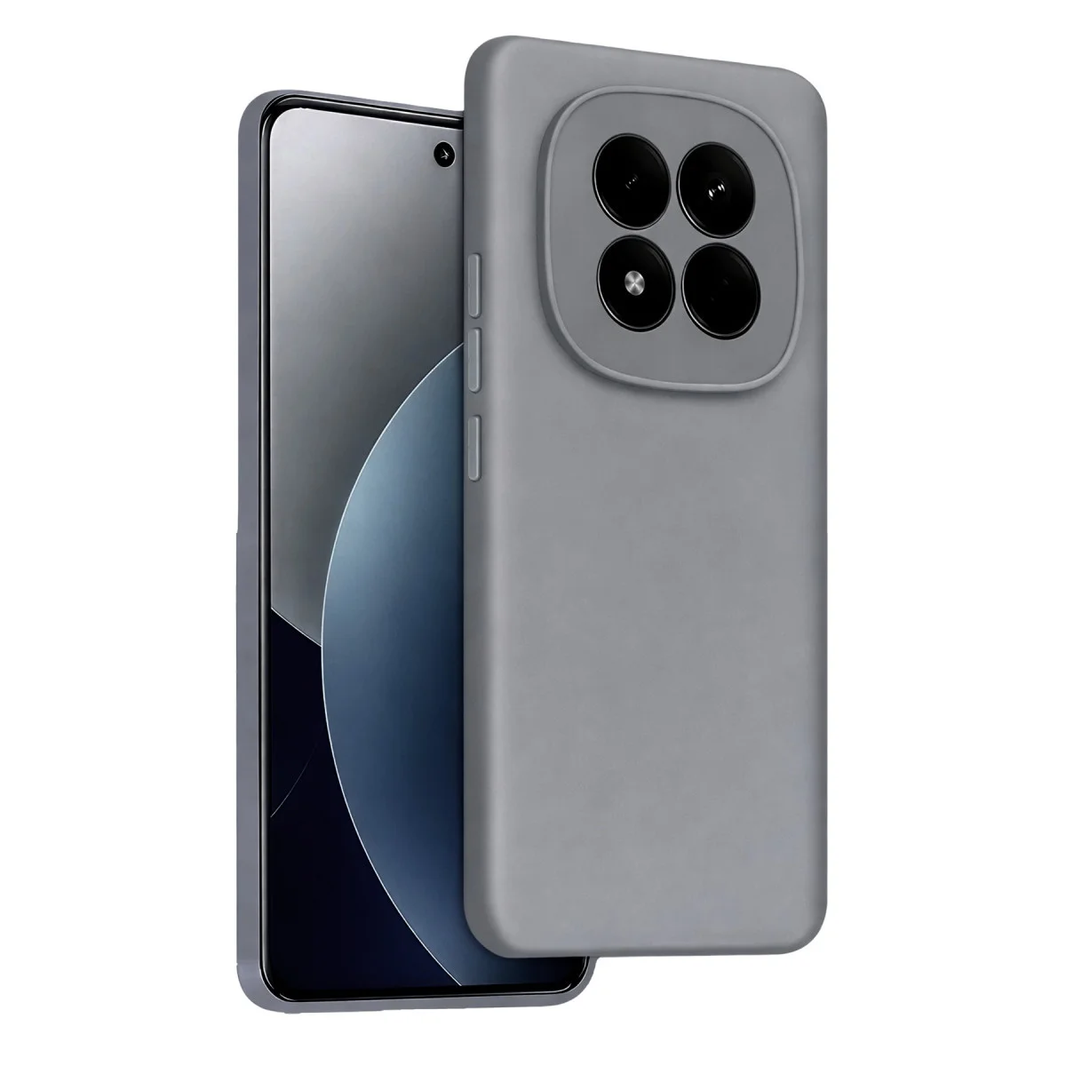 Note 15 4G First Silikon Kılıf Gri - Ultra İnce ve Şık Koruma