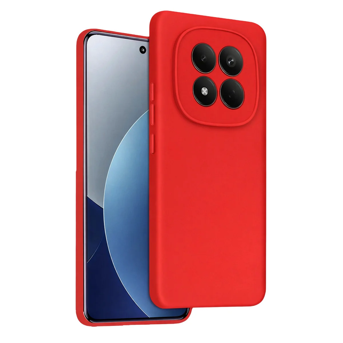 Note 15 4G First Silikon Kılıf - Kırmızı, Ultra İnce ve Şık Koruma