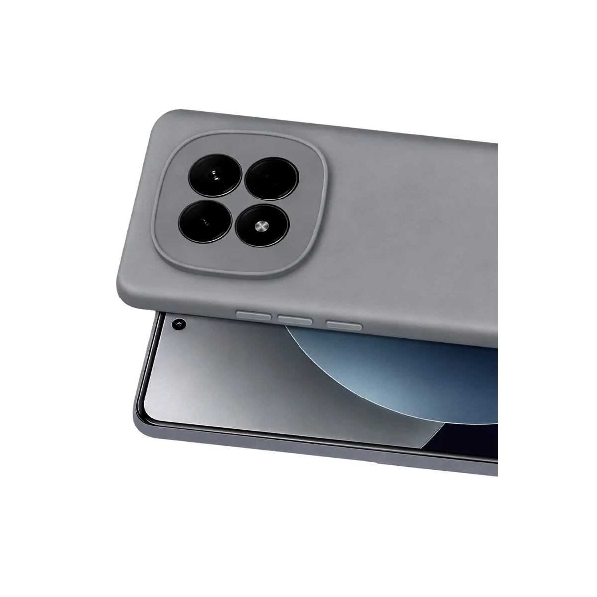 Note 15 4G First Silikon Kılıf Gri - Ultra İnce ve Şık Koruma