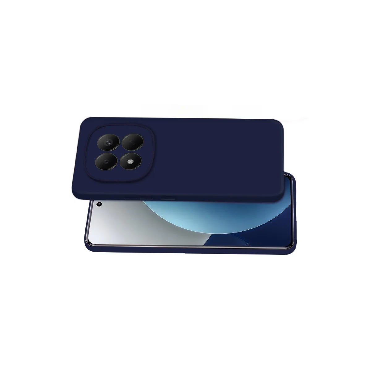 Note 15 4G First Silikon Kılıf - Lacivert, Ultra İnce ve Güçlü Koruma