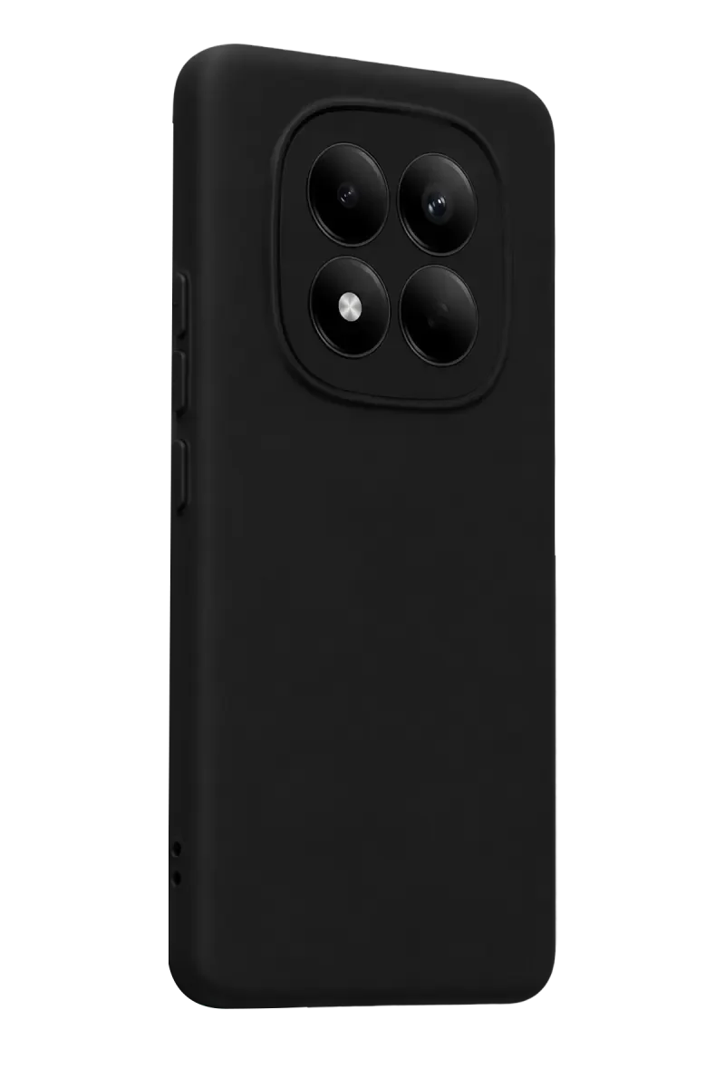 Note 15 4G ile Uyumlu Nano İçi Kadife Silikon Kılıf - Siyah