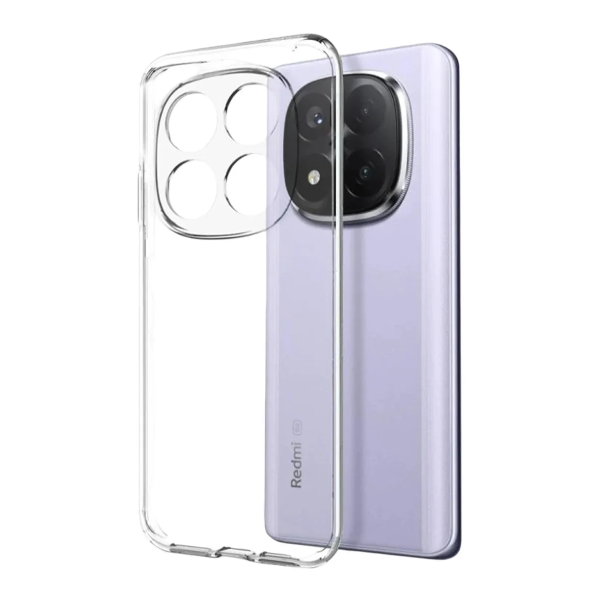 Note 15 4G Lüx Şeffaf Silikon Kılıf - Pürüzsüz Estetik ve Tam Koruma