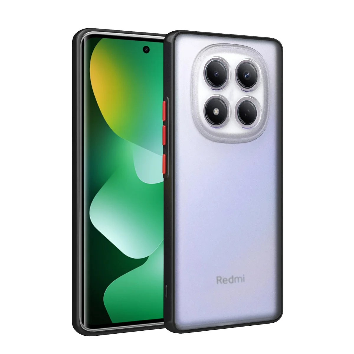 Note 15 4G Montreal Silikon Kapak Siyah - Kamera Korumalı ve Darbe Emici
