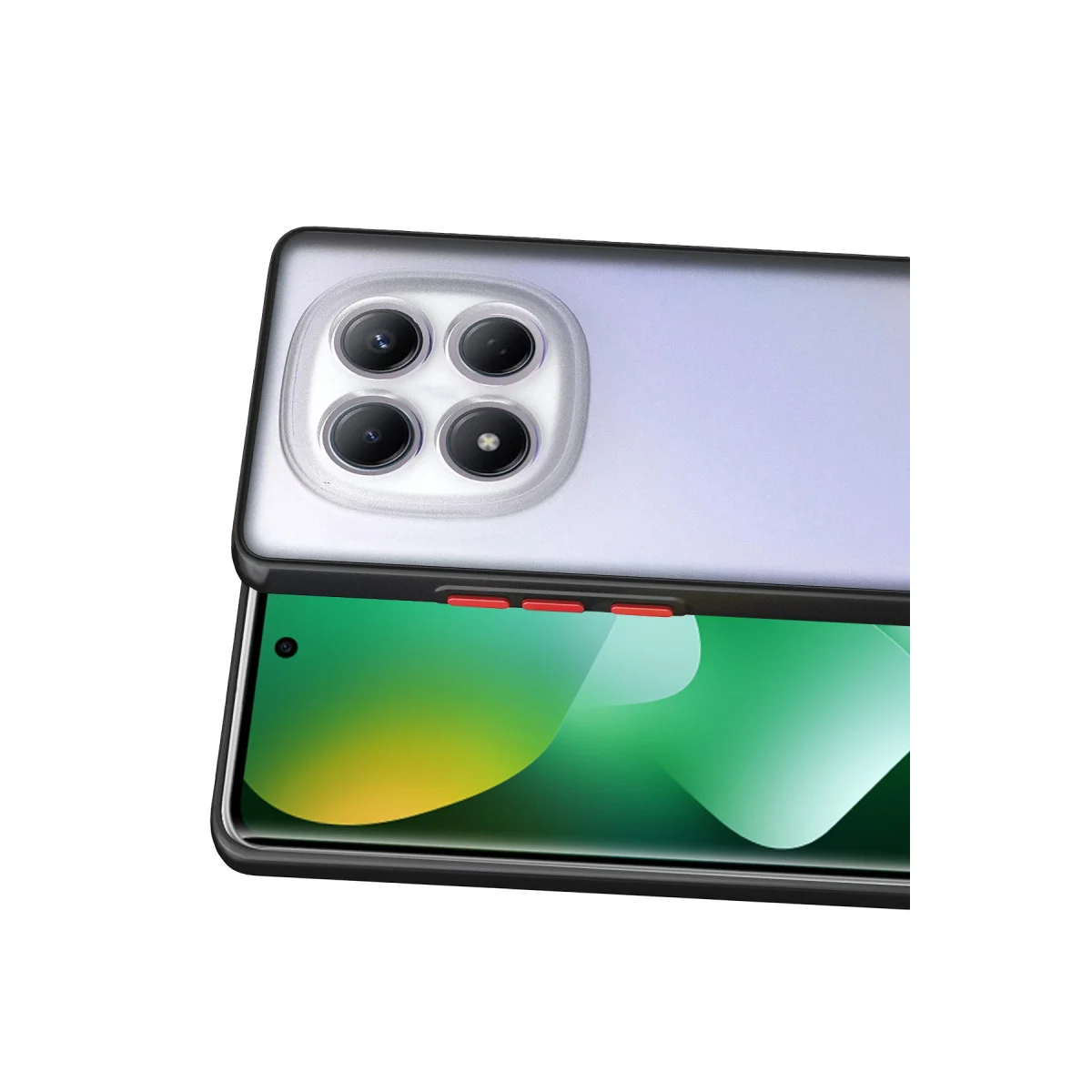 Note 15 4G Montreal Silikon Kapak Siyah - Kamera Korumalı ve Darbe Emici