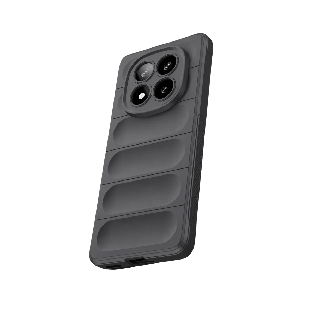 Note 15 4G Optimum Silikon Gri Kılıf - Mat Yüzey, Maksimum Koruma