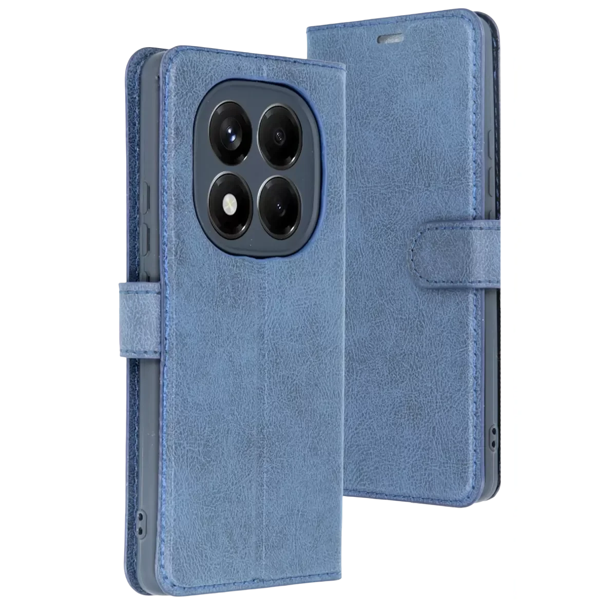 Note 15 4G Trend S Plus Kapaklı Kılıf - Lacivert, Standlı Şık Koruma