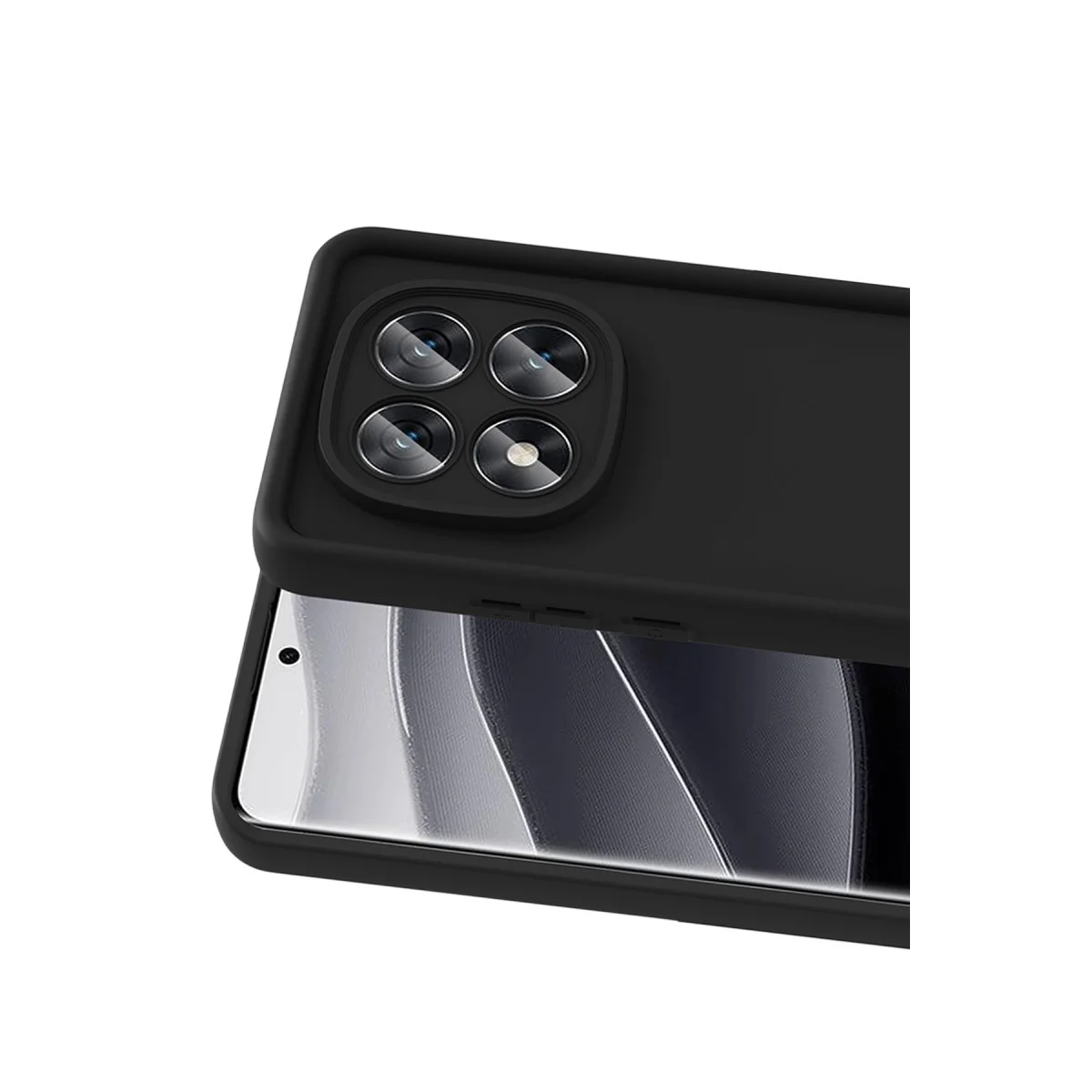 Note 15 4G Viera Silikon Kılıf - Siyah, Pürüzsüz ve Darbe Dayanıklı