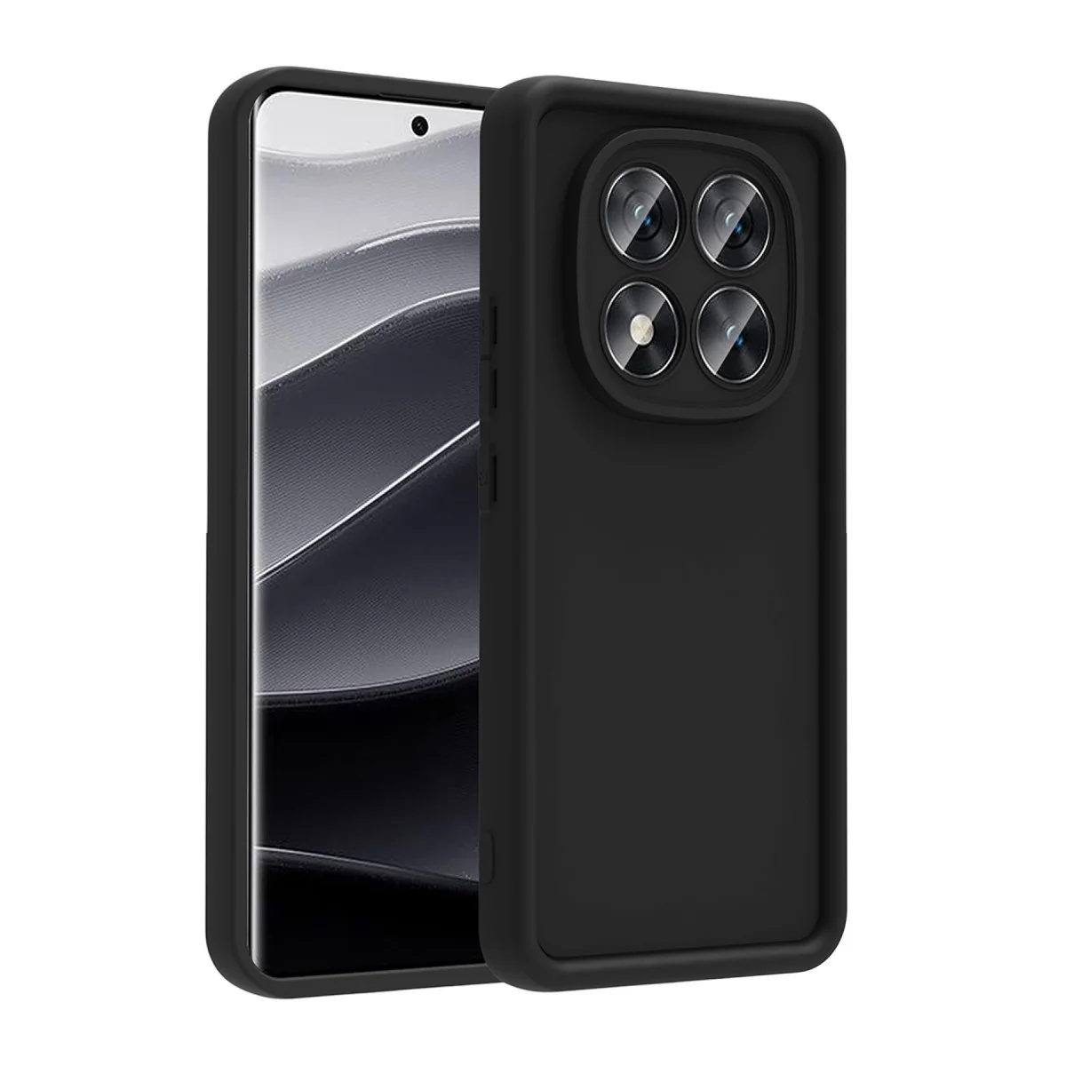 Note 15 4G Viera Silikon Kılıf - Siyah, Pürüzsüz ve Darbe Dayanıklı