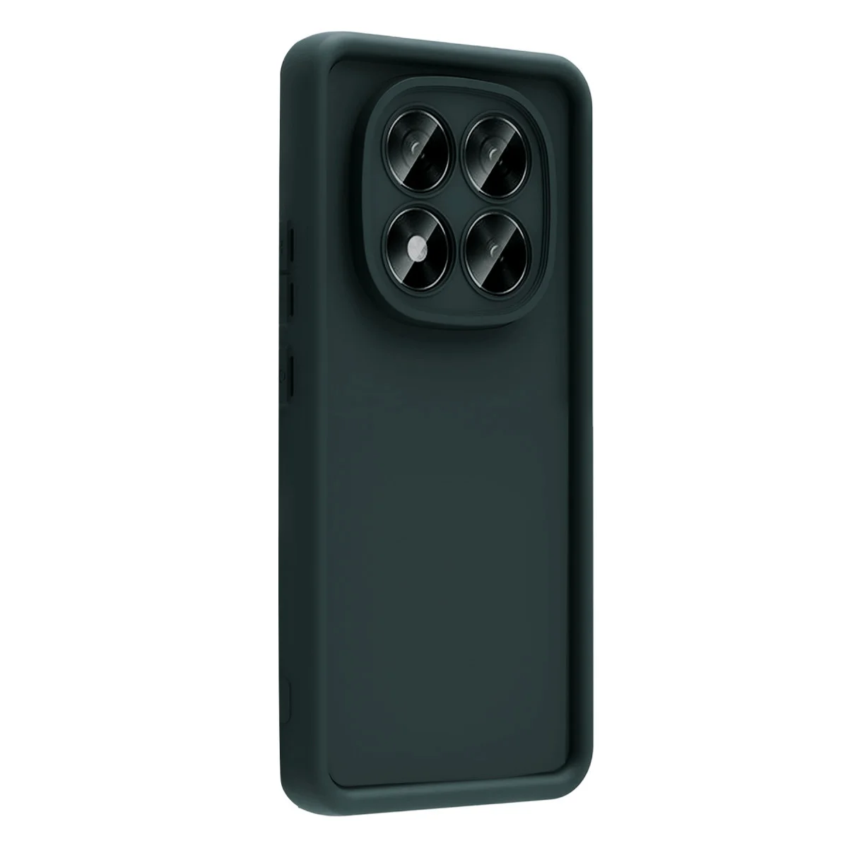 Note 15 4G Viera Silikon Kılıf - Koyu Yeşil Yumuşak ve Pürüzsüz Koruma