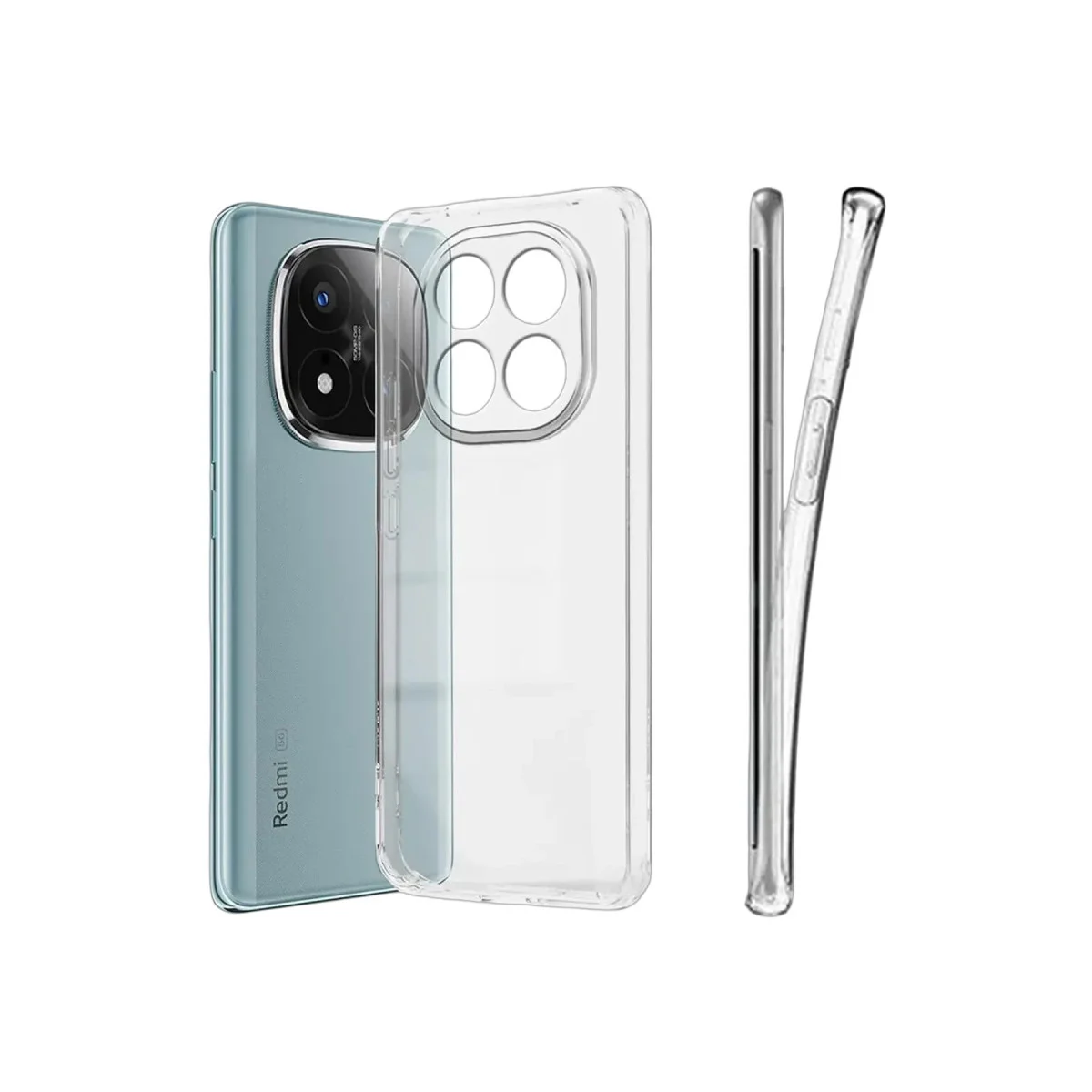 Note 15 Pro 4G Lüx Şeffaf Silikon Kılıf – Estetik ve Tam Koruma