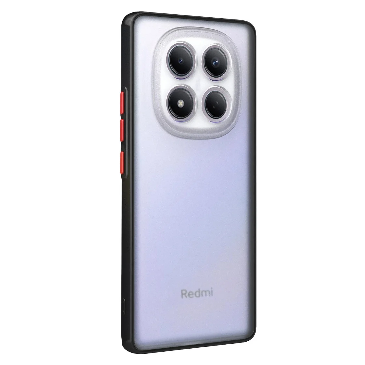 Note 15 Pro 4G Montreal Silikon Kapak - Siyah - Yüksek Koruma ve Mat Arka Panel