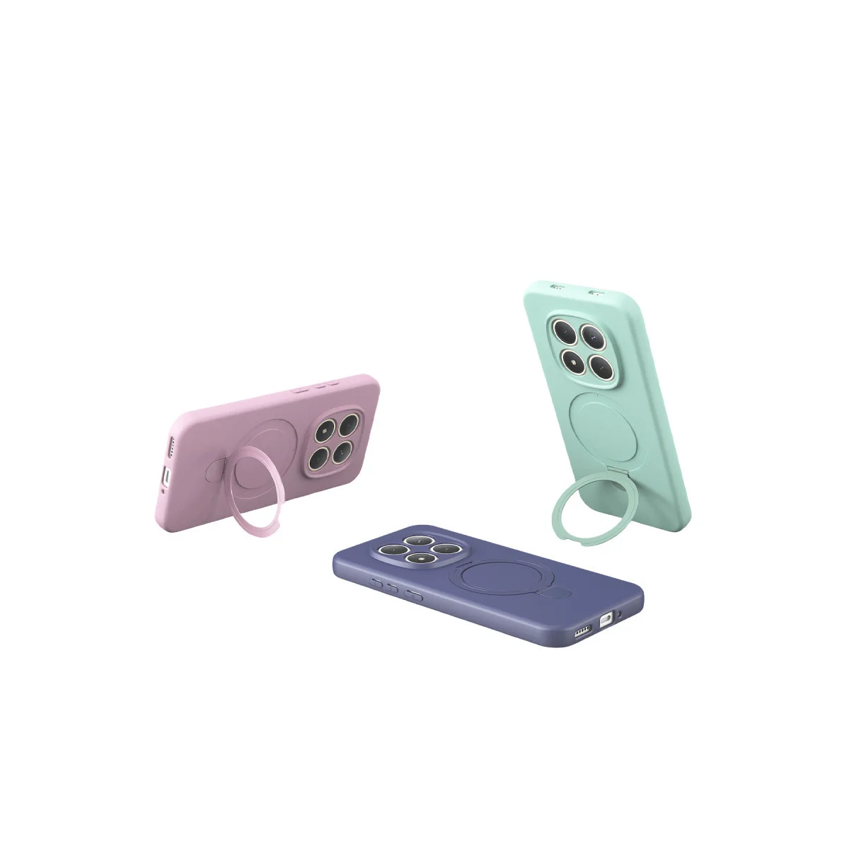 Note 15 Pro 4G Regal Magsafe Standlı Kapak - Yeşil Tasarım ve Pratik Çözüm
