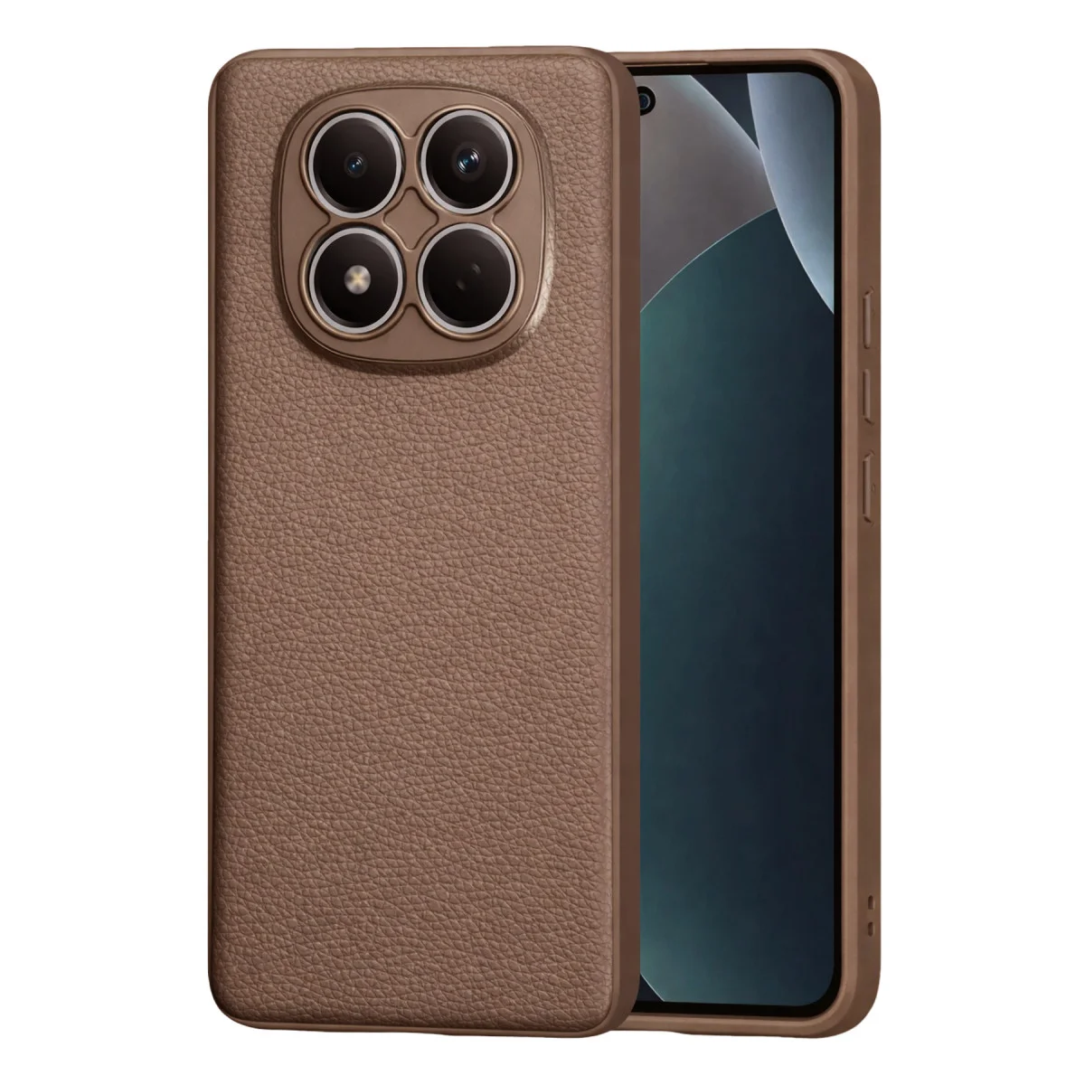 Note 15 Pro 4G Thermax Silikon Kılıf - Kahverengi Şık ve Ultra Koruyucu Tasarım