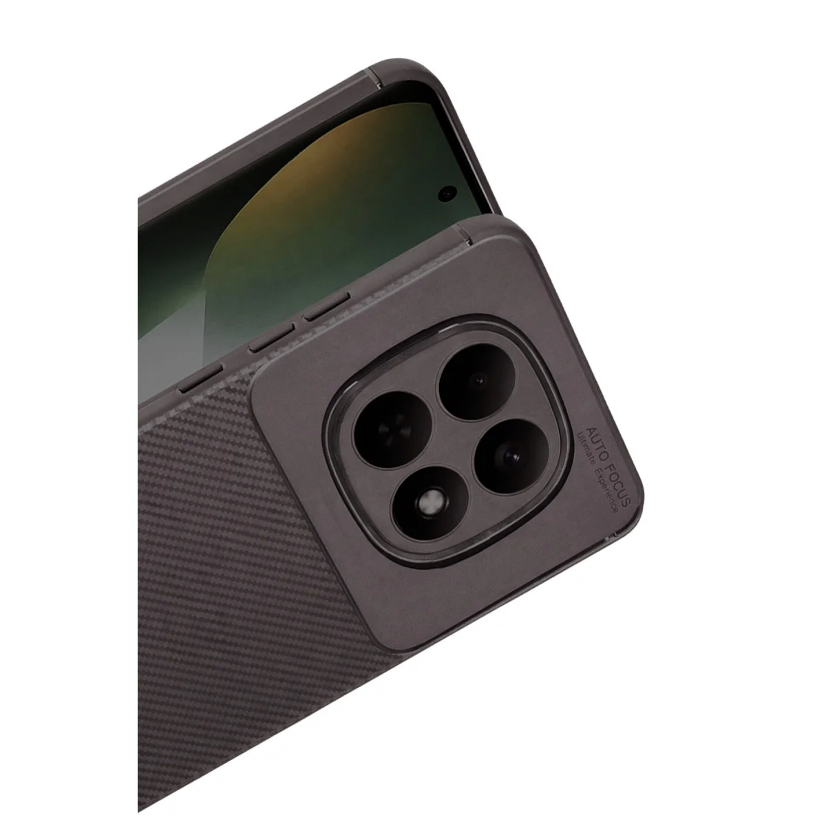Note 15 Pro 5G Auto Focus Gri Karbon Fiber Kılıf