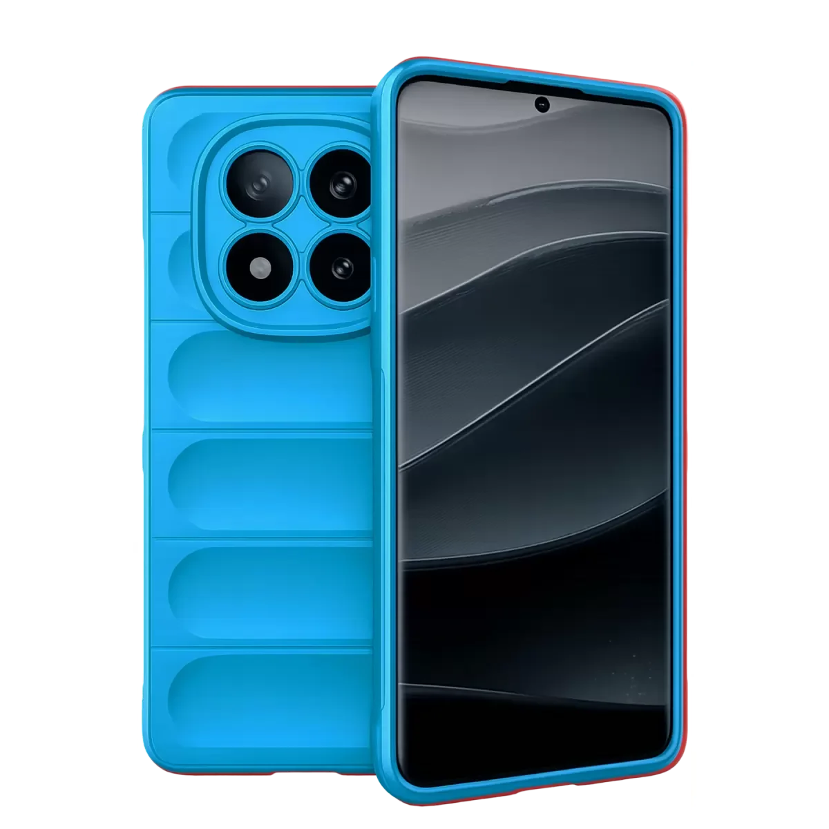 Note 15 Pro 5G ile Uyumlu Optimum Silikon Kılıf - Sky Blue