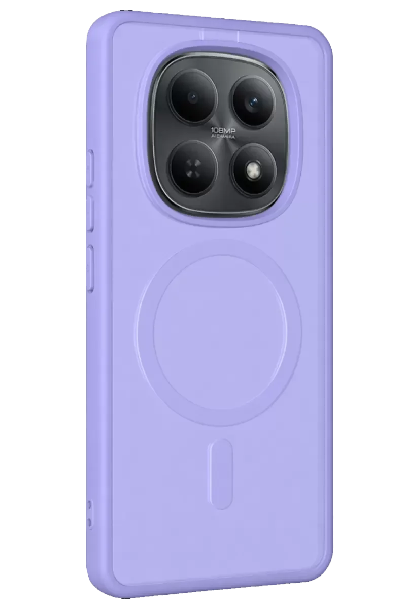 Note 15 Pro 5G ile Uyumlu Jota MagSafe Kılıf - Lila, Çift Katmanlı Koruma