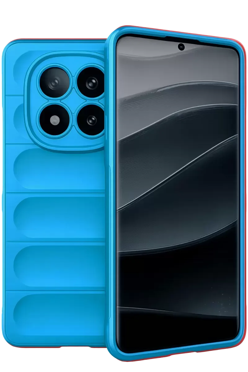 Note 15 Pro 5G ile Uyumlu Optimum Silikon Kılıf - Sky Blue