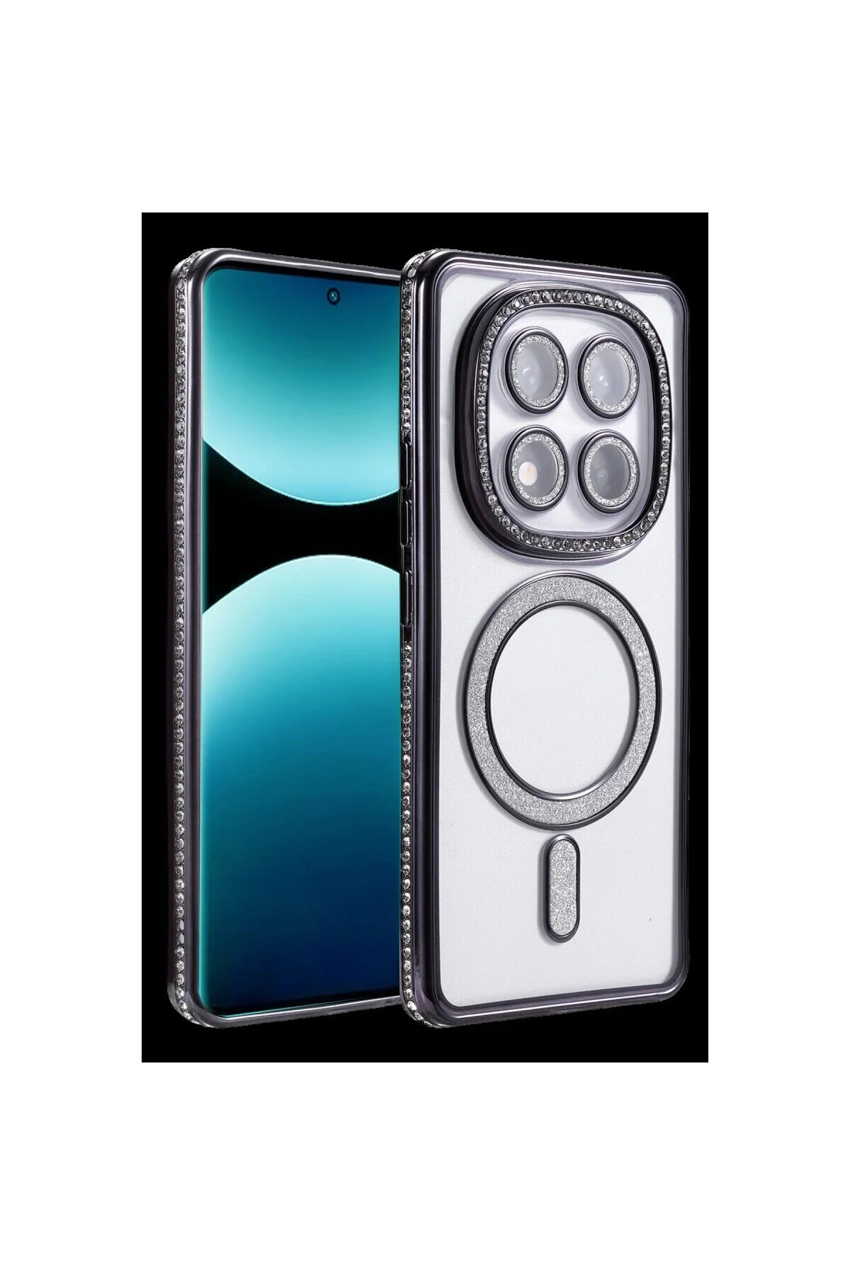 Note 15 Pro 5g Joke Simli Magneticsafe Kılıf - Siyah