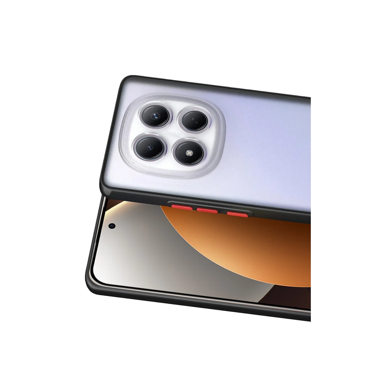 Note 15 Pro 5G Montreal Kamera Korumalı Silikon Kapak - Siyah